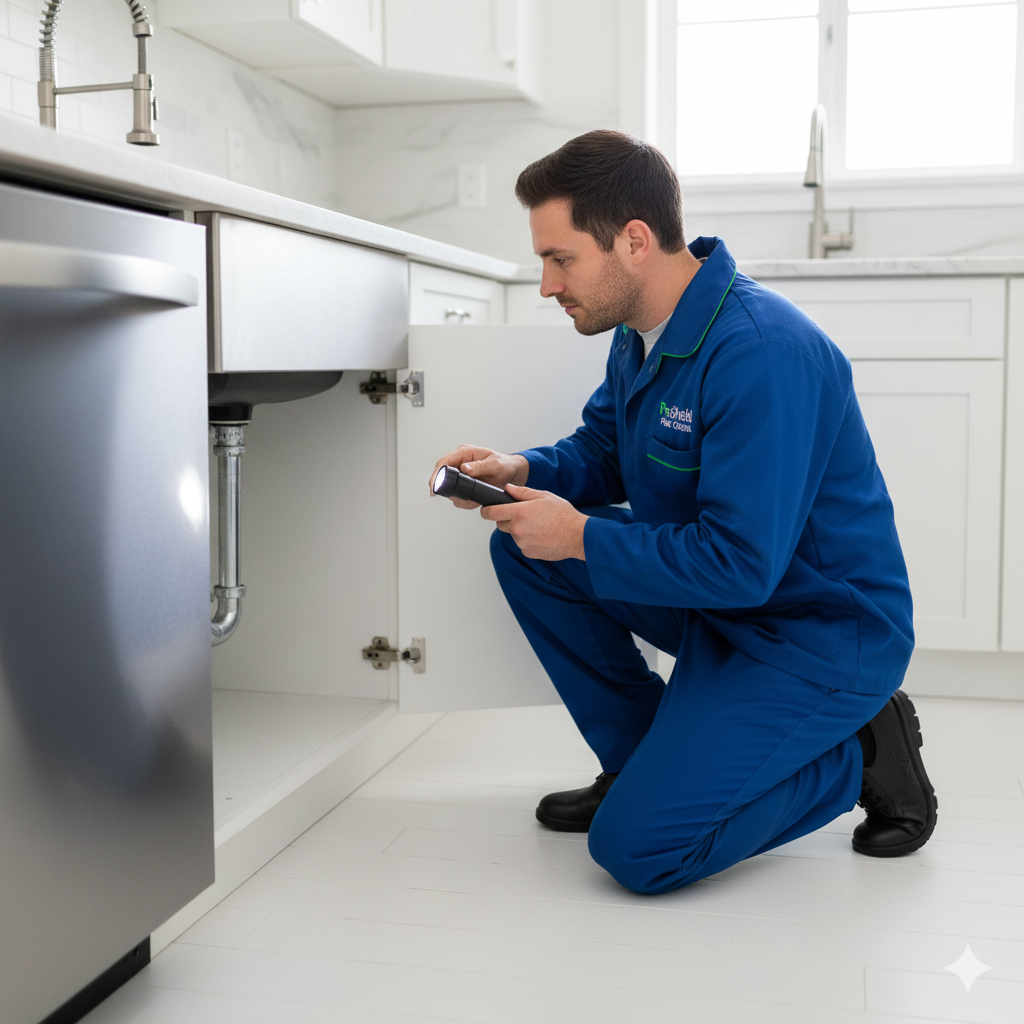 Termite treatment before and after