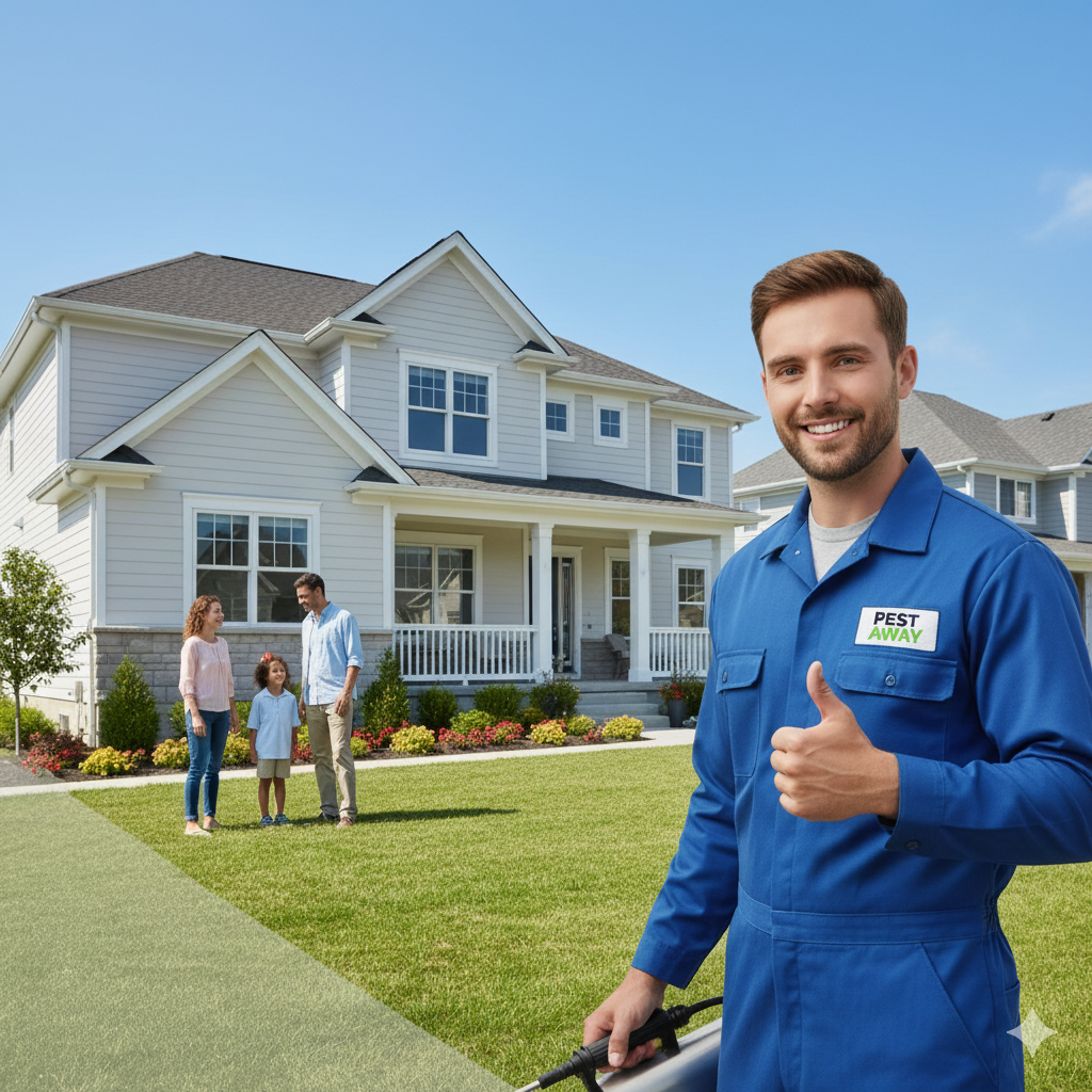 General pest control before and after